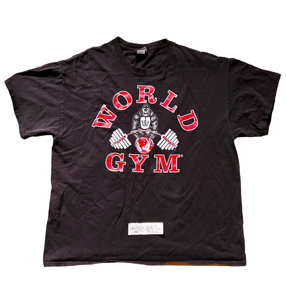 🔥RARE🔥 XL WORLD GYM VINTAGE SHIRT NOT POWERHOUSE GOLDS DARC SPORT